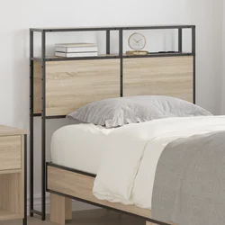 vidaXL Skladiščni naslon sonoma hrast 80 cm Konstruiran les