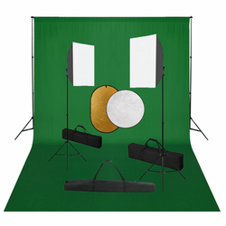 Fotografska oprema sa softboxovima, pozadinom i reflektorom