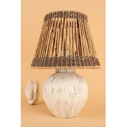Opviq Stona lampa YL653, 25x20x38 cm, IP20, Krem-bela