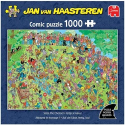 Sestavljanka Jan van Haasteren - Seize the Cheese! - 1000 kosov (1110100813)