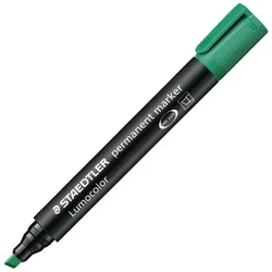 Marker permanentni 2-5mm lumocolor staedtler 350-5 zeleni