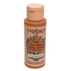 Cadence Style mat barva za tekstil - rjava terakota/50 ml