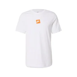 Nike Sportswear Majica oranžna / bela