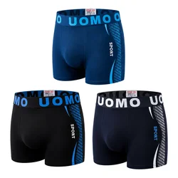 3-PACK moške boksarice Uomo Blue Motion