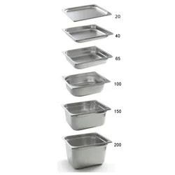 Hendi Posoda GN 1/3 iz jekla Kitchen Line, višina 40 mm - Hendi 806418