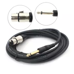 Mikrofonski kabel XLR M na 6,5mm JWD-AU20 5m