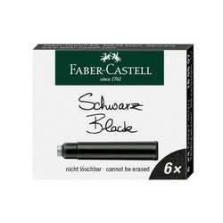 Faber Castell patrone 1/6 crna 185507 ( B138 )