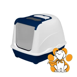 Moderna Flip Cat Jumbo Blue Berry 57cm, Zatvoreni Toalet Za Mačke, Plavi