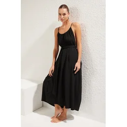 Trendyol Milla Ženska haljina Tbess25El00086, Crna