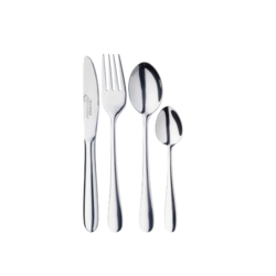 Childrens cutlery set, 4 pieces, stainless steel - MasterClass