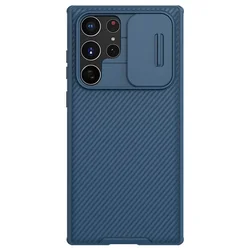 NILLKIN Maska za Samsung S908B Galaxy S22 Ultra 5G CamShield Pro plava