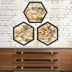Wallity Uramljena slika 6GEN73976809, 35x35 cm, 3 dela