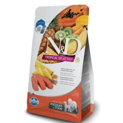 N&D Suva hrana za odrasle pse srednjih i velikih rasa, Losos i tropsko voće, 2kg
