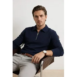 Trendyol Muška majica Tmnss26Po00002, Tamnoplava