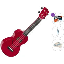 Mahalo U-SMILE Basic SET Red Soprano ukulele