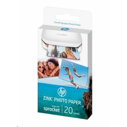HP ZINK Sprocket foto papir, 5×7,6 cm, 20 kosov (W4Z13A)