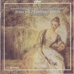 GRAUN:TRIOS FOR 2 VIOLINS & BASSO