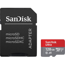 SANDISK Memorijska kartica  Ultra microSD 128GB + adapter