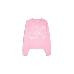 Bershka Pulover roza/volneno bela