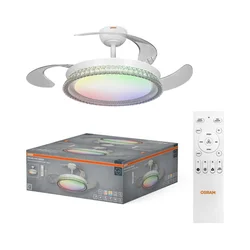 Osram - LED RGB prigušiva svetiljka sa ventilatorom CIERZO LED/35W/230V 3000-6500K + daljinski upravljač