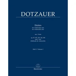DOTZAUER:ETUDEN FROM OP.47,107,120,126,160 AND METHODE DE VIOLONCELLE VOL.1