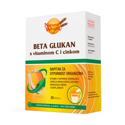 NATURAL WEALTH Beta glukan + vitaminC + Zn 20 kesica