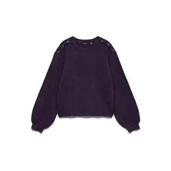 VERO MODA Pulover VMBANG temno liila
