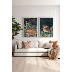 Wallity Uramljena slika Ersy2Limodel33, 33x48 cm, 2 dela