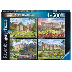 Ravensburger Puzzle Kraljeva rezidenca, Velika Britanija 4x500 kosov