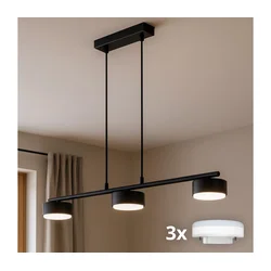 Brilagi - LED luster na sajli MONO 3xGX53/30W/230V crna