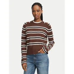 Tommy Hilfiger Pulover WW0WW51432 Temno rjava Regular Fit