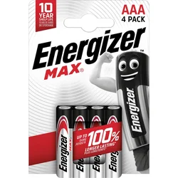 Energizer MAX AAA/E92 alkalne baterije 4ks