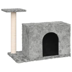 Penjalica za mačke sa stupom za grebanje svjetlosiva 51 cm