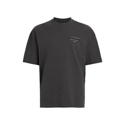 AllSaints Majica REDACT črna/bela