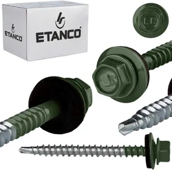 Kmečki vijaki GTF2 Z14 4,8x60mm RAL 6020
