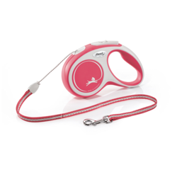 FLEXI Povodac za pse Comfort Cord, Do 20 kg, M, 5m, Crveni