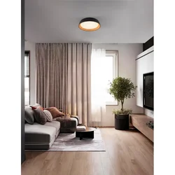 SIGI  PLAFONJERA LED /3000K/39W/3081Lm/CRNA & WOOD