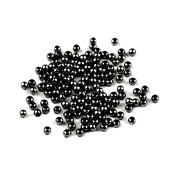 Plastične voščene kroglice/biseri Glance O3 mm - črne (10 g)