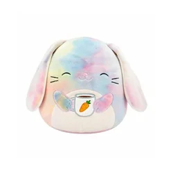 Squishmallows 20 cm - Candy, zajček s skodelico z korenčkom