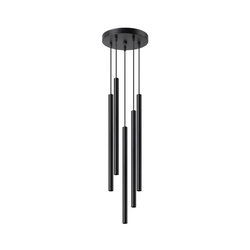 Sollux SL.1176 - Luster na lanku PASTELO 5xG9/8W/230V crna