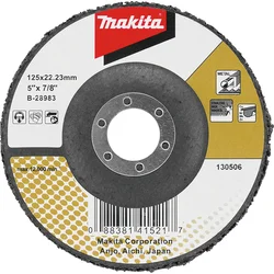 Brusni disk, fiberglas, crni Makita B-28977