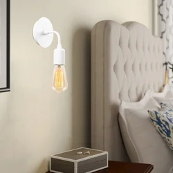 Opviq Zidna lampa E27 Socket, Bela