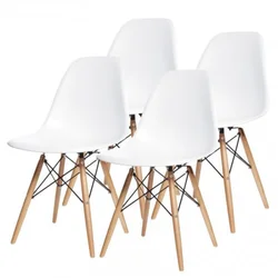 ModernHome Milano Set od četiri stolice bela