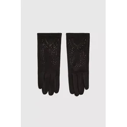 Marisse Gloves Decorated With Zircons