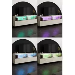 HANAH HOME TV Polica Ekol Up Travertine