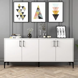 Wallity Komoda Kiev 180x78x35cm Bela