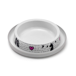 MODERNA Posuda za mačke Trendy Dinner Cats in Love, 210ml, Bela