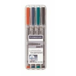 STAEDTLER flomastri Lumocolor B 312/4, set 4