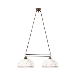 Kolarz 731.82.68 - Luster na sajli NONNA 2xE27/75W/230V crvena