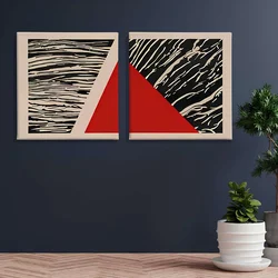 Wallity Slika ASR_CNV2-18, 50x50cm, 2 dela
